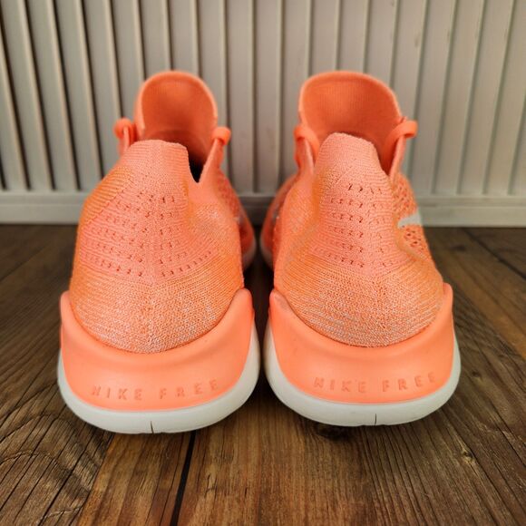 Nike Free RN Flyknit 2018 Womens Size 10 Crimson Pulse Running Shoes 942839-801 - Picture 4 of 9